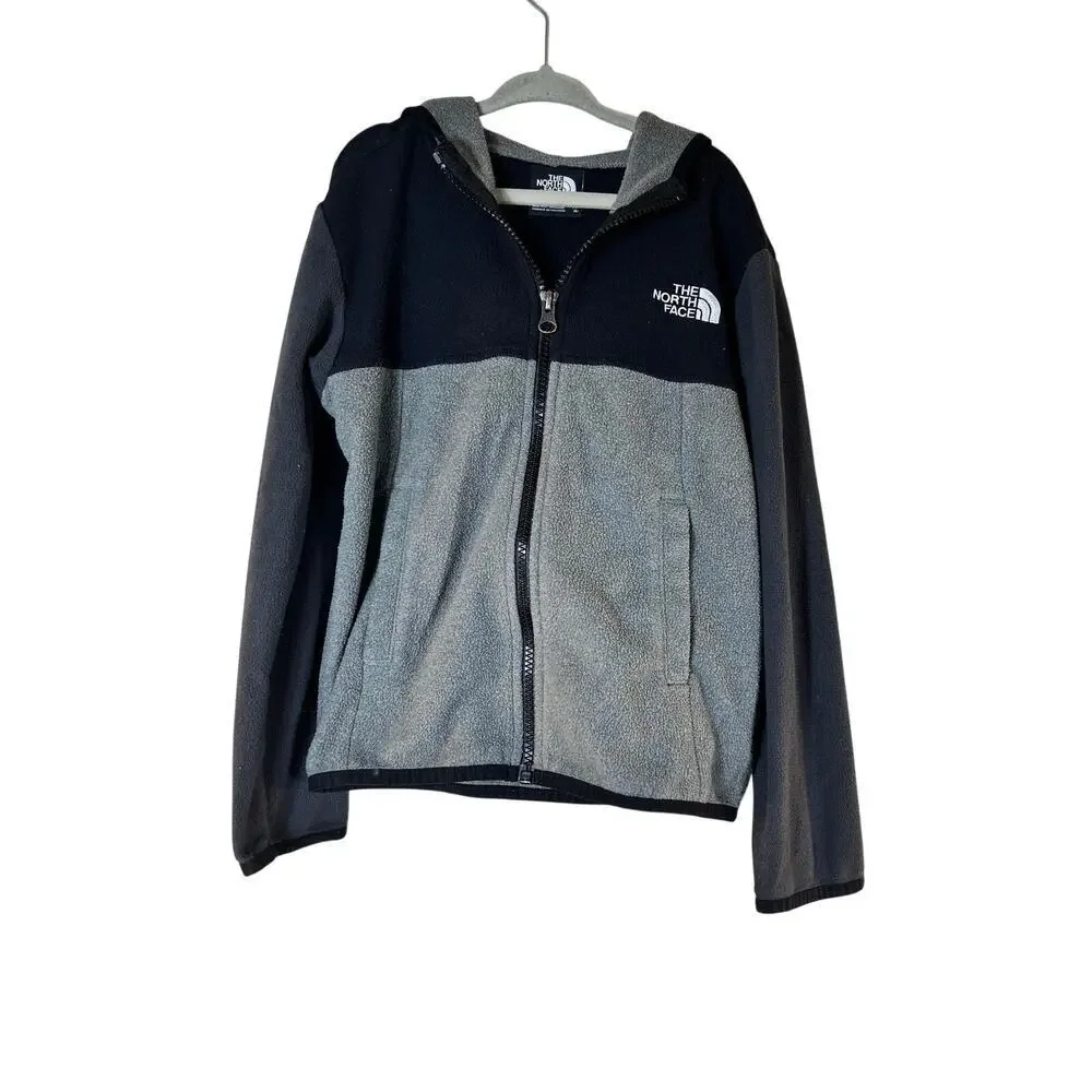 THE NORTH FACE Unisex Kids Glacier Fill-Zip Fleece Hooded Jacket / Size: XS
